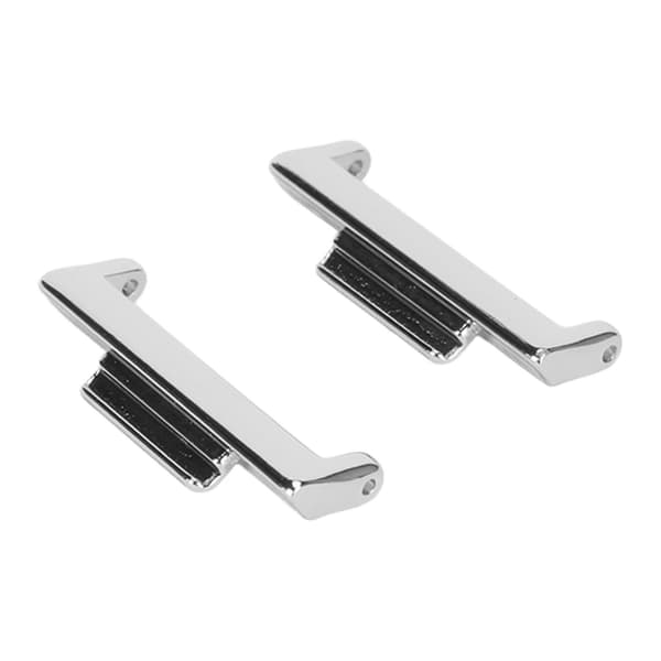 2 stk. metalurremadapter minimalistisk sølvudskiftning til FIT 2 20 mm indvendig diameter