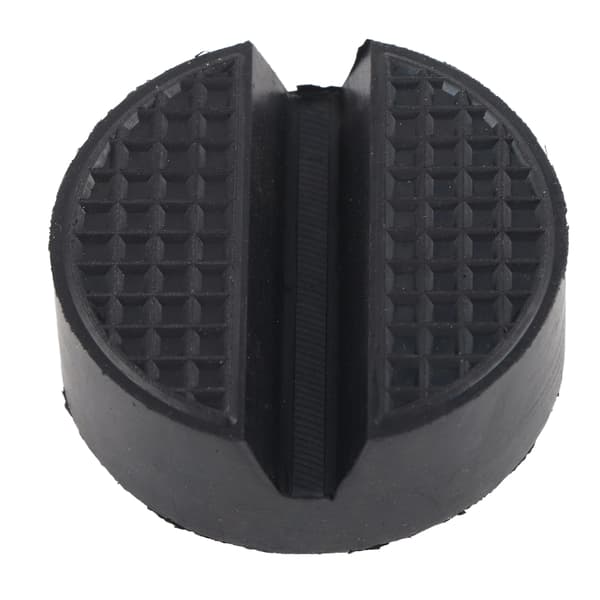 Universal Bil Domkraft Pad Adapter Slitsad Gummi Ram Skydd Stöd 6.5cm Dia