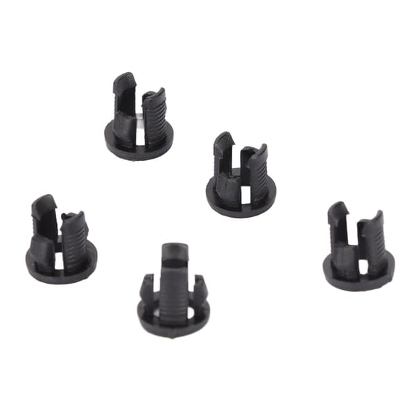 200-pak 5 mm sort plastik LED-holder klips panel fatning, diode base monteringsarmatur