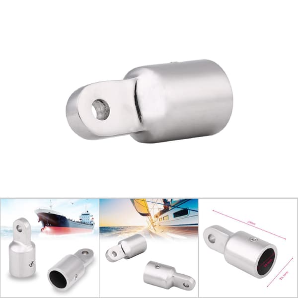 3/4 tommer 19 mm rustfrit stål øjeende til båd Bimini Top Cap Fitting Hardware