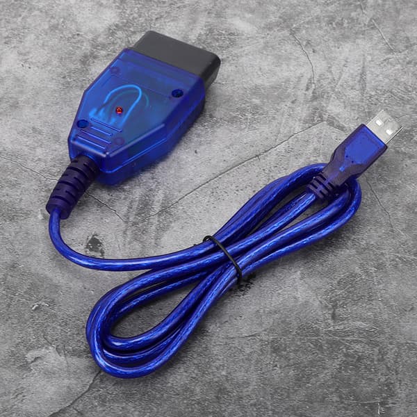 Bildiagnostisk testkabel för KKL USB-skannerkabel passar för Fiat