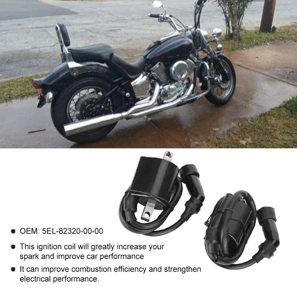 2 st tändspolemontering passar för Yamaha XVS1100 V-STAR 1999-2009 5EL-82320-00-00