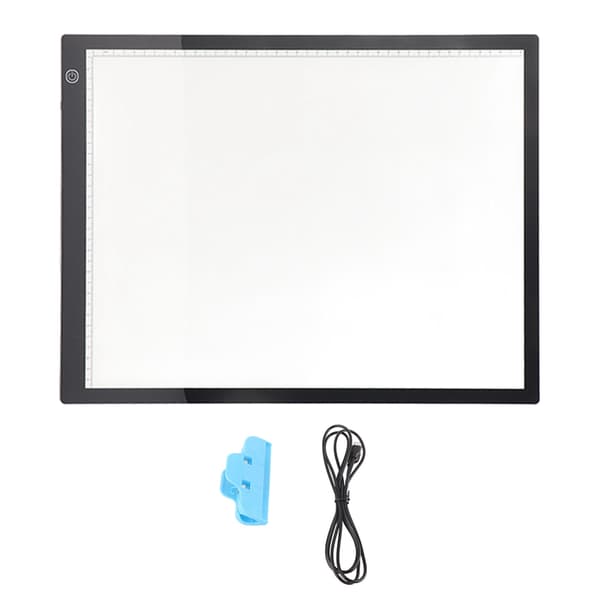 USB A3 LED Lyskasse Grafik Tablet Touchpad Animation Blyantskitse