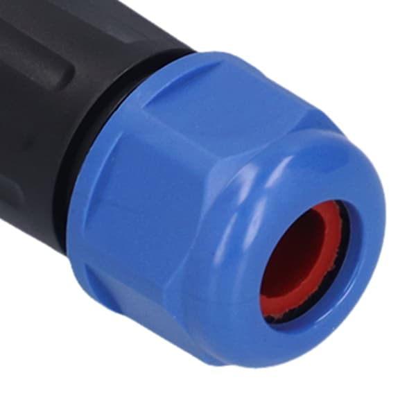 Vattentät IP68 Aviation Power Socket Bakmutter 250V Kabeltrådsanslutning LP204 Pin