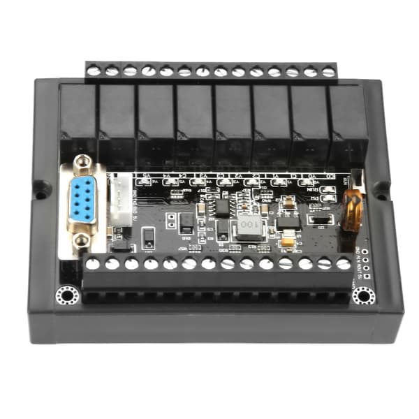 PLC FX1N-20MR Industriel Controller Board, Programmerbar Relæ Timing Modul i Kabinet