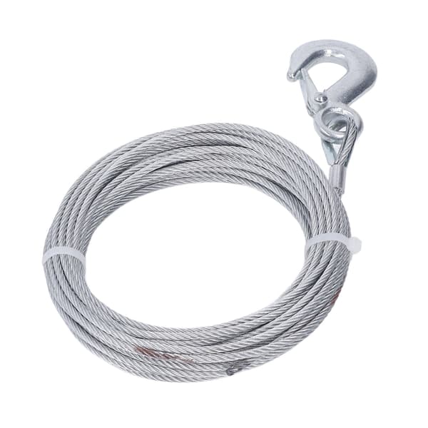 Spilwire 4mmx12m Kabel 2000LBS Styrke Rustfrit Stål Galvaniseret Erstatning