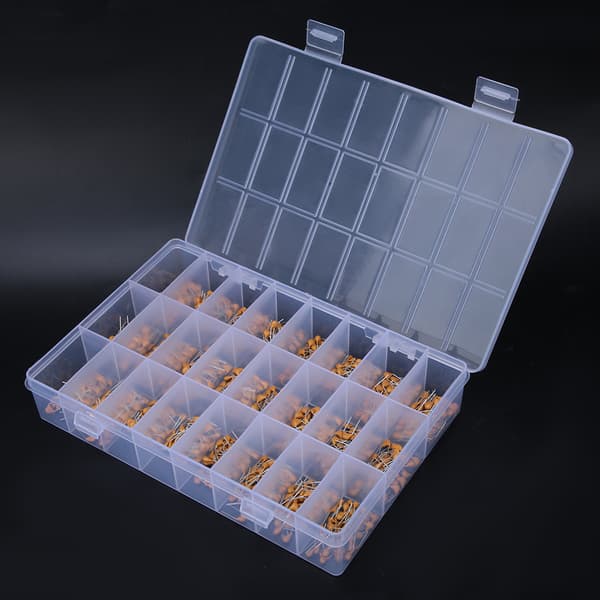 840PCS 24Values 0.1uF 47nF MLCC Keramisk Kondensator Sortimentssats