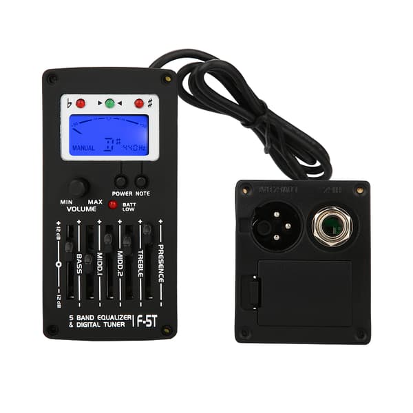 F-5T 5-bands digital EQ-stämmare för elektrisk akustisk klassisk gitarr