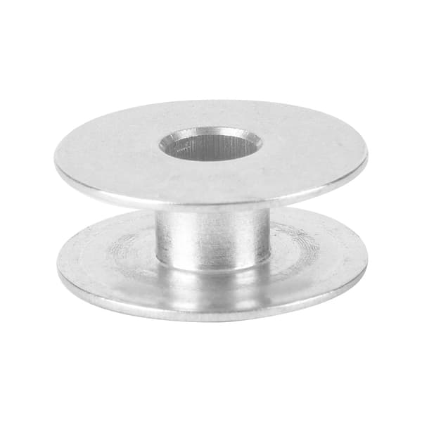 100 stk. aluminiumsspoler tomme spoler til flade symaskindele