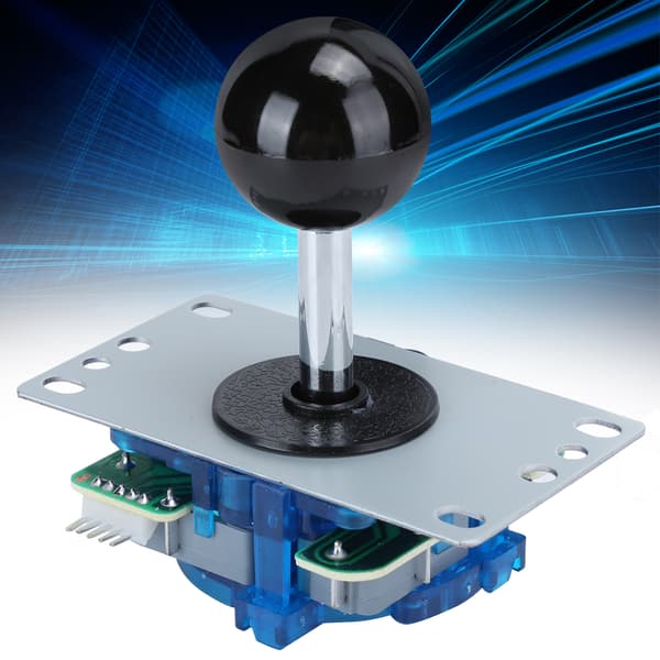 Arcade Joystick Gaming Console Controller, Højfølsom Lag-fri Kamp Pad, Sort Tilføjelse