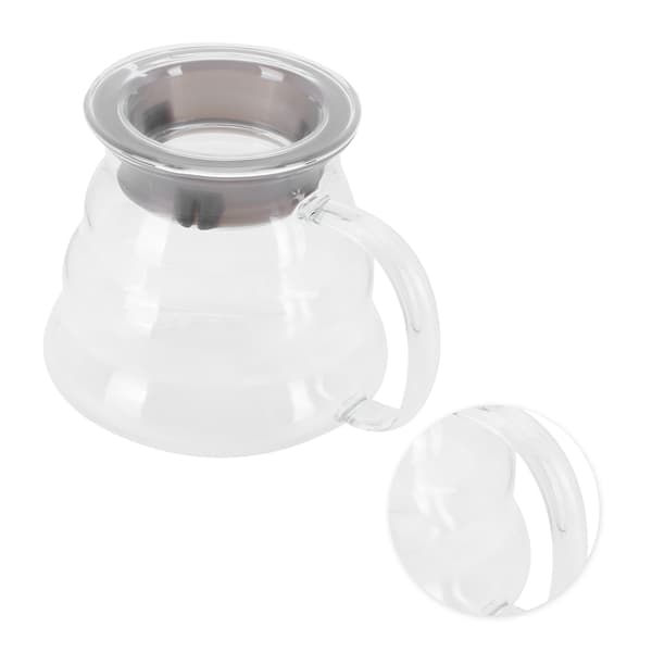 Professionel glaskaffeserveringskande 500 ml til bar køkkenbordplade