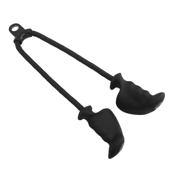 Dubbeländad Triceps Pulldown Rep TPE Nylon 60cm Kabelmaskin Tillbehör för Pushdown & Core Crunch Hemmagym 1st
