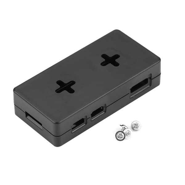 ABS Shell Guard Box til Raspberry Pi Zero W / 1.3, Sort, 72x34x17mm, Vægmontering, 1-pak