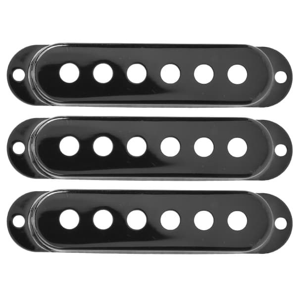 3-pak enkelt messing pickguard 48/50/52mm tilbehør til ST SQ elguitar sort