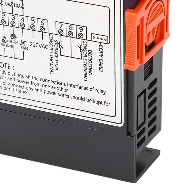 Kølerumstermostat Digital Dobbelt Probe LED Display Fryser Controller 220VAC