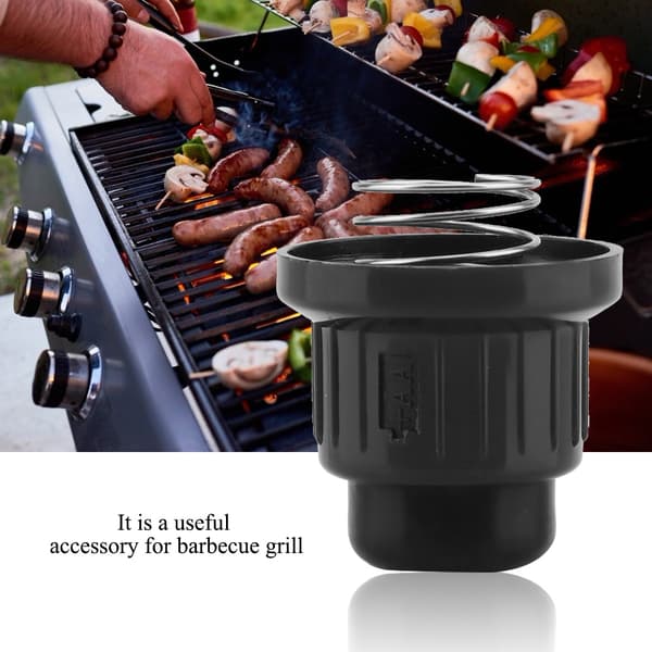 Sort plastik tændhætte udskiftning gasgrill BBQ gnistgenerator