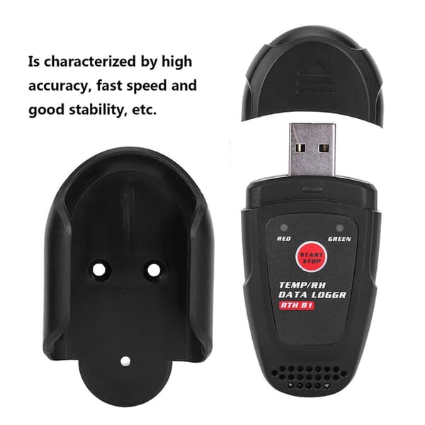 BSIDE BTH81 USB Temperatur Fugtighedslogger, Digital Termometer Hygrometer med Datalagring