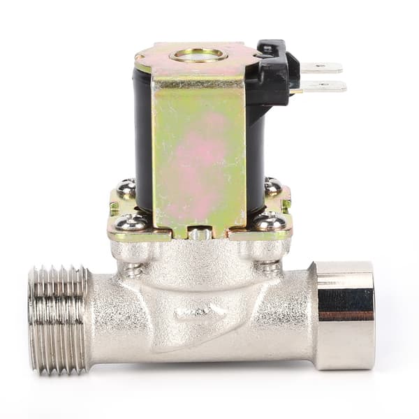 2-vägs elektrisk magnetventil i mässing 12V DC normalt stängd 1/2\" NPT