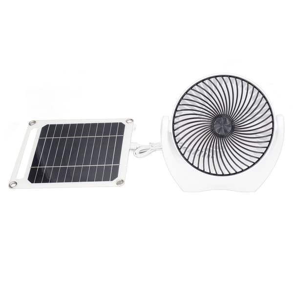 6W 5V Solcelleventilator, Bærbar Udendørs Ventilator, Letvægts & Effektiv, 4.5W Solcelledrevet