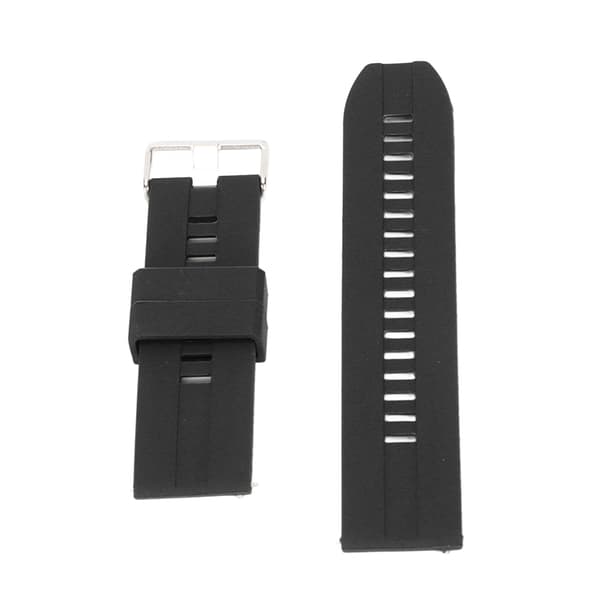 Universal 22 mm silikone quick-release urrem til Realme Watch 2, sort