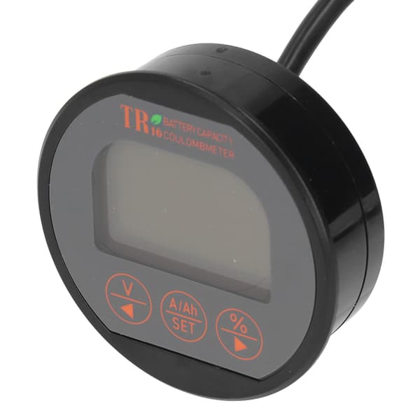 Batterimonitor 8-120V 0-75A Voltmeter Amperemeter Tester Vandtæt Kapacitetsmåler