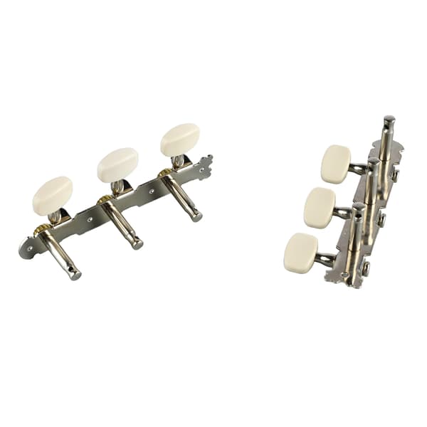2-pack gitarrstämskruvar, nycklar, trippel klassisk akustisk mekanisk stämapparat tillbehör