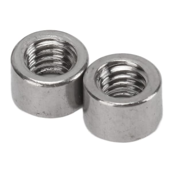 50 stk. M4x0.7 runde koblingsmøtrikker, 4 mm længde, 304 rustfrit stålforbindelse til reparationer