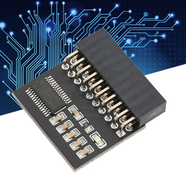 TPM 1.2 Krypteringskrypto-chipmodul til B550 Intel B450 B460 PC-hovedkort Win 7 8.1 10 Datasikkerhed