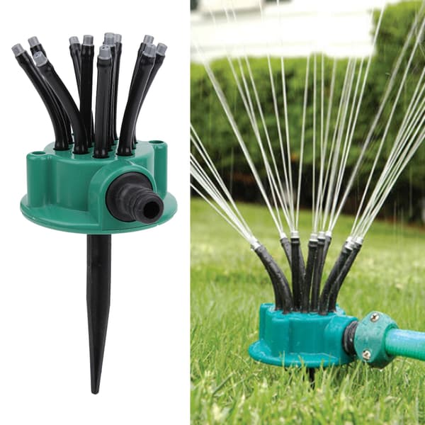 360 graders roterende automatisk multi-hoved sprinkler til havevanding