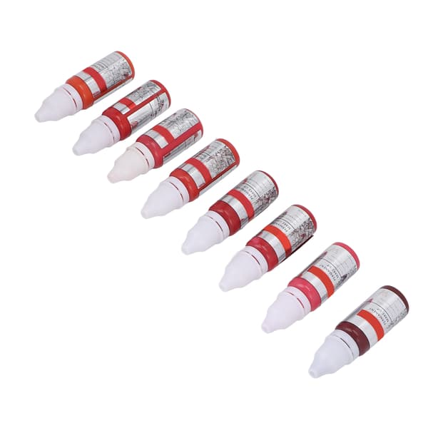 8 stk. Makeup Tattoo Blæk Semi Permanent Læbe Microblading Pigment Farve til Øvelseshud 120ml
