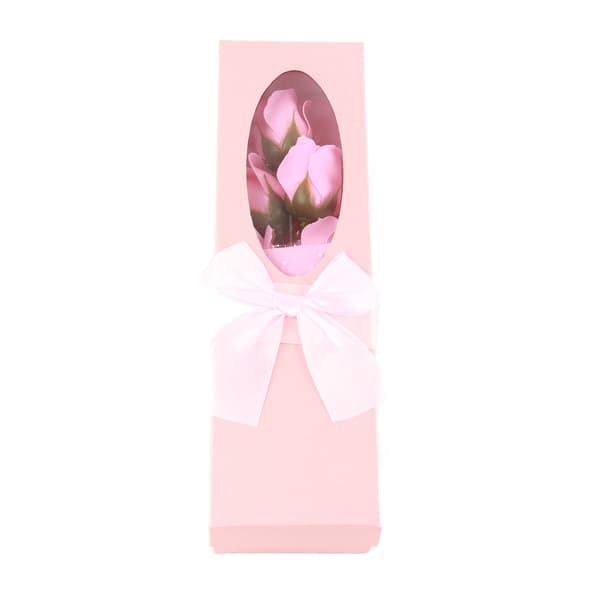 Simulerad Tvålrosor Blomsterbukett Presentförpackning för Mors Dag