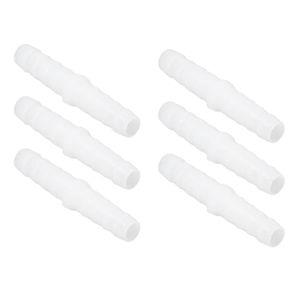 10 st plastslangkoppling rak skarvförbindare 6mm x 6mm