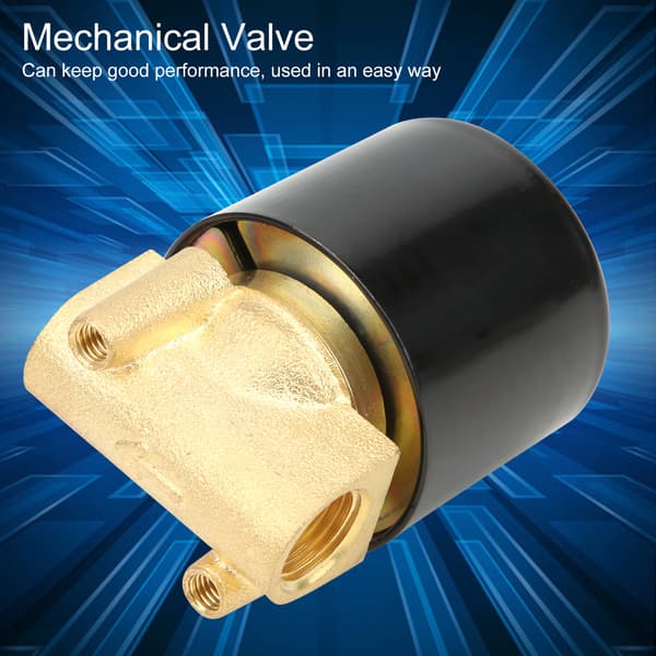 G1/4in messing magnetventil NC direktevirkende 2W-025-08 AC220V vandtryk