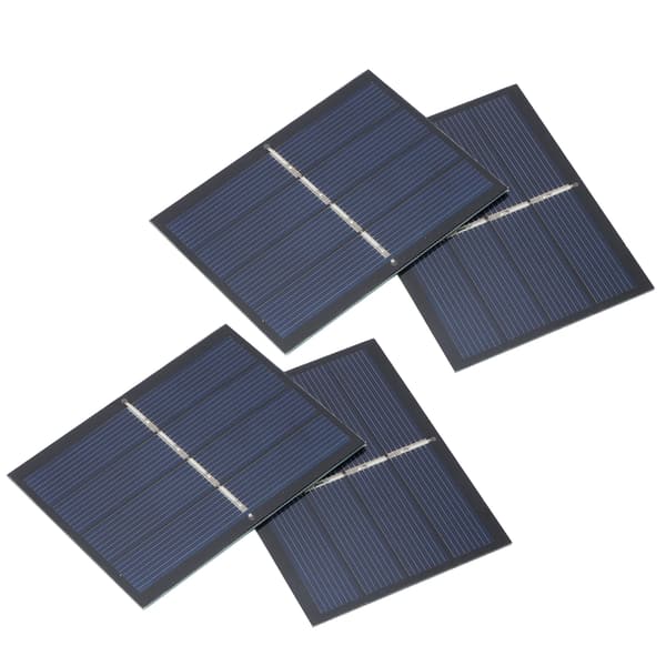 4-pak 0,65W 2V DIY solpanelmodulsystem til opladning af solcellebatteri 60x80mm