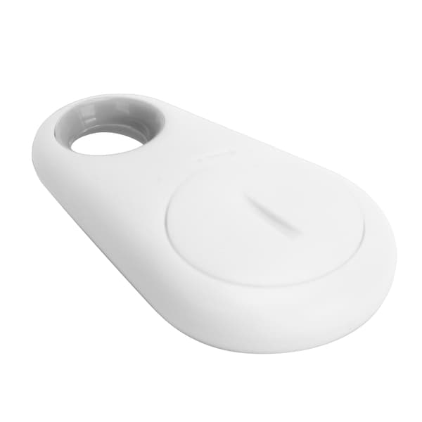Smart Bluetooth Nyckelspårare Anti-förlust Larmbricka för Barn, Husdjur, Plånbok, Bagage - Vit