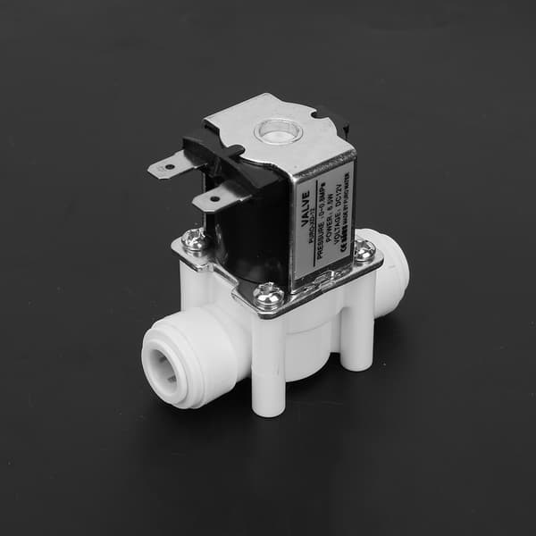1 st 12V DC elektrisk magnetventil, snabbkoppling i plast, normalt stängd