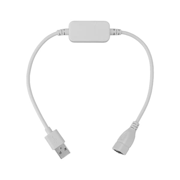 Smart IP44 Bluetooth USB enkeltfarvet LED Strip lysdæmpercontroller, trådløs 433MHz hvid