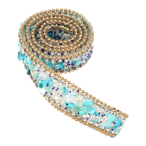 100*2cm Strassband Glittrande Liten Diamantrulle Dekoration (#02)