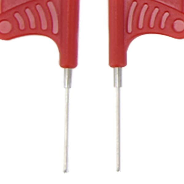 10 stk. miniature IC-testklemme med gummiring til elektroniske komponenter, SDK08