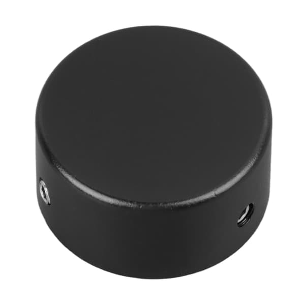 Aluminium gitarrpedaltopp svart, spik tåskydd effektpedal fotomkopplarskydd