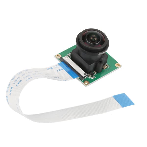 1 stk. 5MP HD kameramodulplade 175° ultravidvinkel til Raspberry Pi 2/3