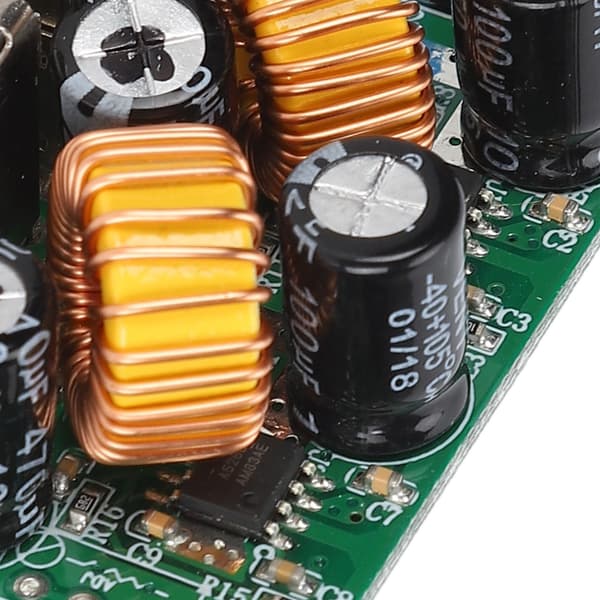 4-vejs USB-oplader modul Buck Converter DC 12V 24V 40V Step-Down til 5V 5A Strømforsyningskort