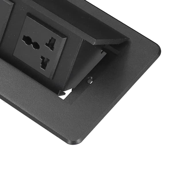 Pop Up-stikkontakt med dobbelt USB-opladerstiknavboks 250V J29 til arbejdspladsen