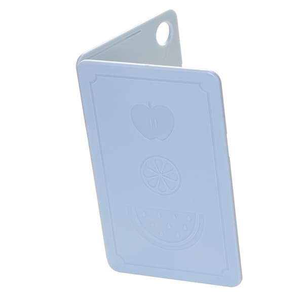 Vikbar plastskärbräda för utomhuspicknickcamping - Nordic Grey Blue 20x12,5cm