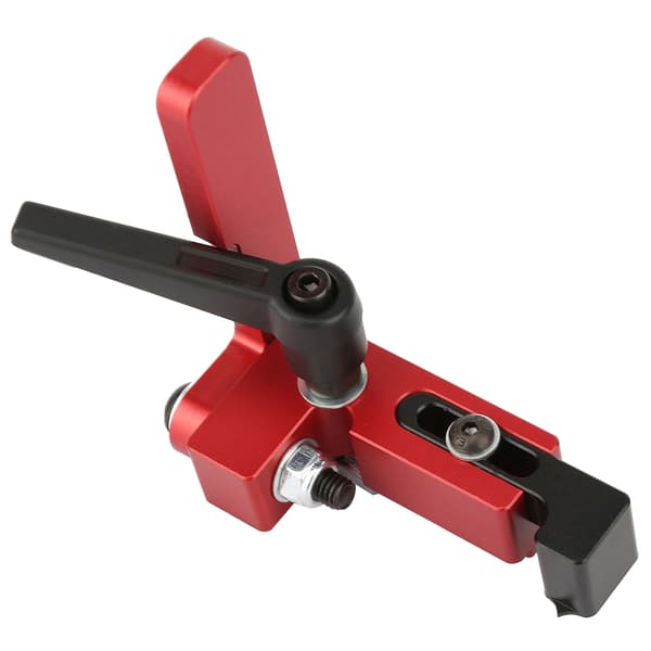 Legerat stål Typ-75 Geringsspårstopp Precision Träbearbetningsanhåll 2-pack
