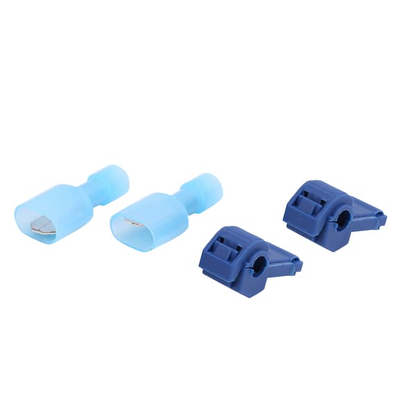 120 st TTap Quick Splice Trådanslutningar Elektrisk Terminal Kit Blå