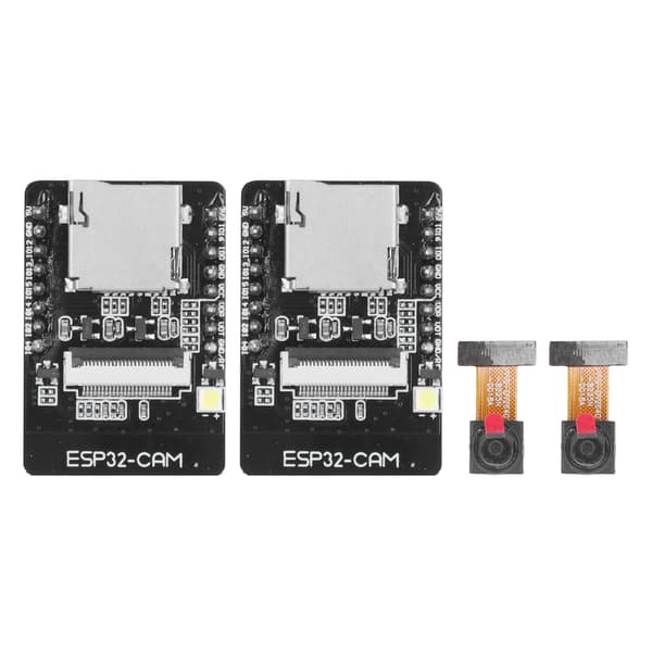 ESP32 CAM WiFi Bluetooth Dev Board 2 stk., 2-i-1 Kameramodulsæt til IoT-projekter