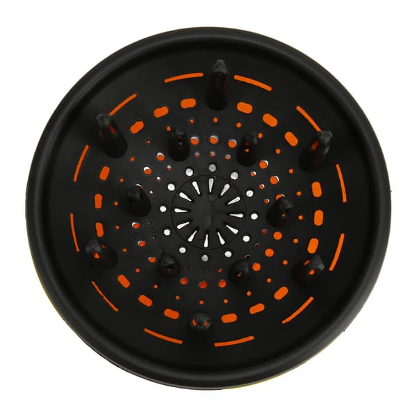 Hårtork Diffuser ABS Jämn Fördelning Tidsbesparande Enkel att Installera Universal Hårdiffuser för 2,17 tums Munstycksdiameter