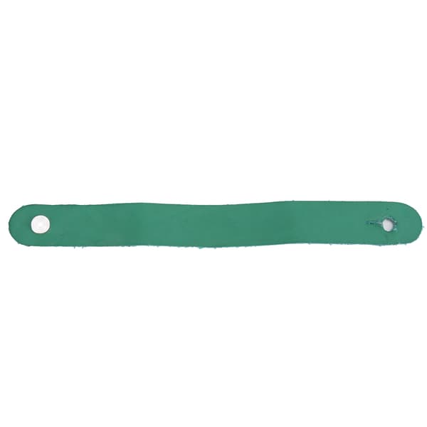Mikrofiber Läder Gitarr Huvudrem Pin för Elektrisk Akustisk Bas Ukulele 195mm Grön 1st