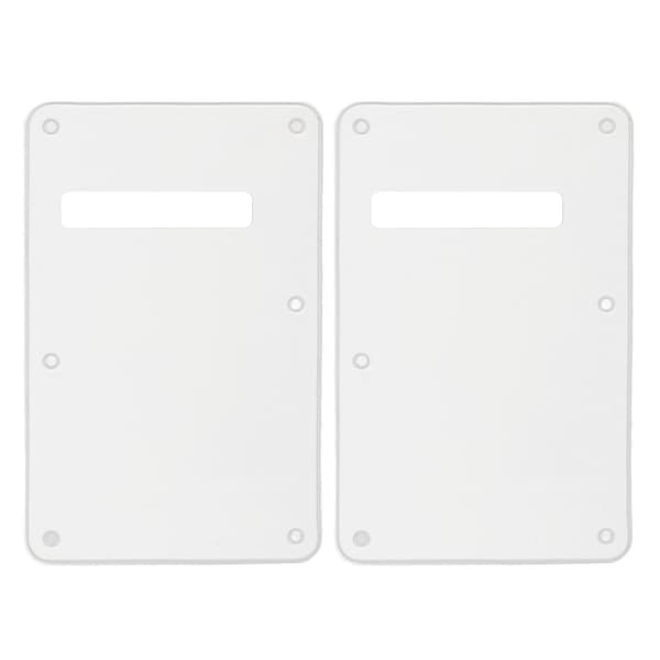 2 st PVC elgitarr bakplatta repskydd 146x93mm musikutrustning ersättning vit